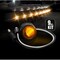 Recon UNIVERSAL AMBER LED FRONT LOWER AIR DAM LIGHT KIT W/SMOKED LENS AND BL 264227AMBK - alternate 5